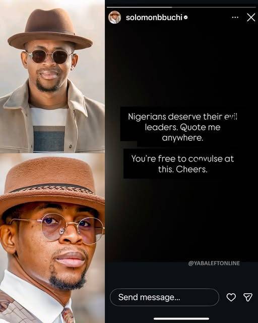 Nigeria deserve all their evi#l leader. my question to surch an intelligent speak is does it really...