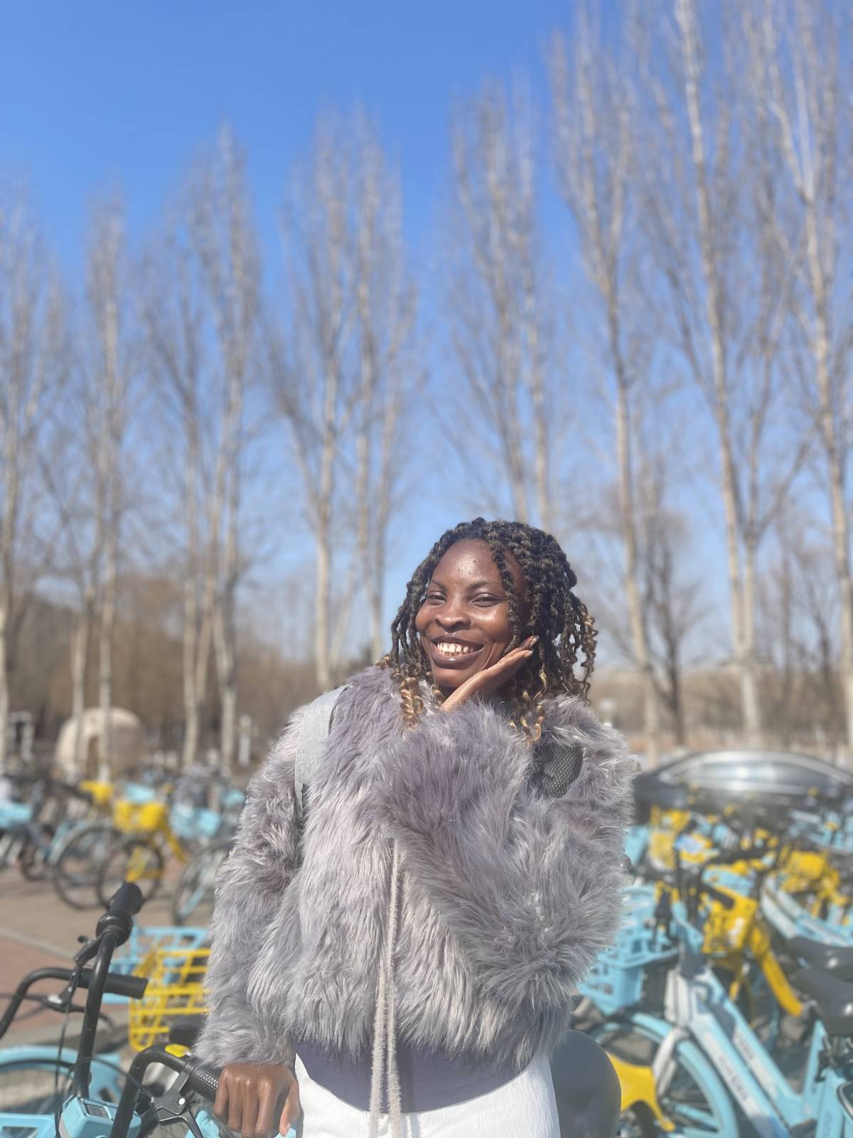 Smiling all I could because God has never failed me🥰