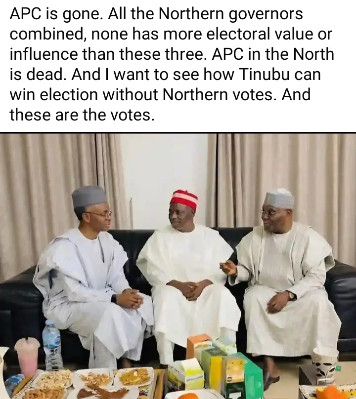These men are the real deal in the north, tinubu is gone