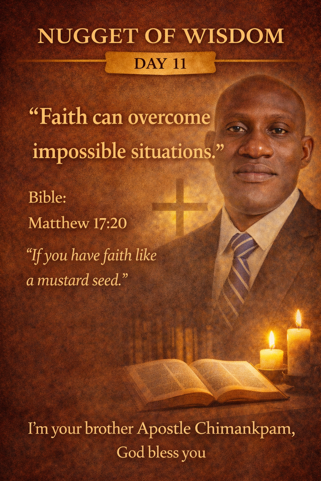 Post by Apostle Chimankpam
