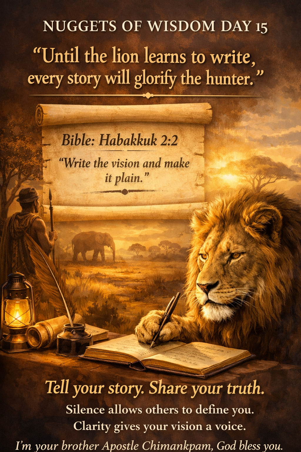 Post by Apostle Chimankpam