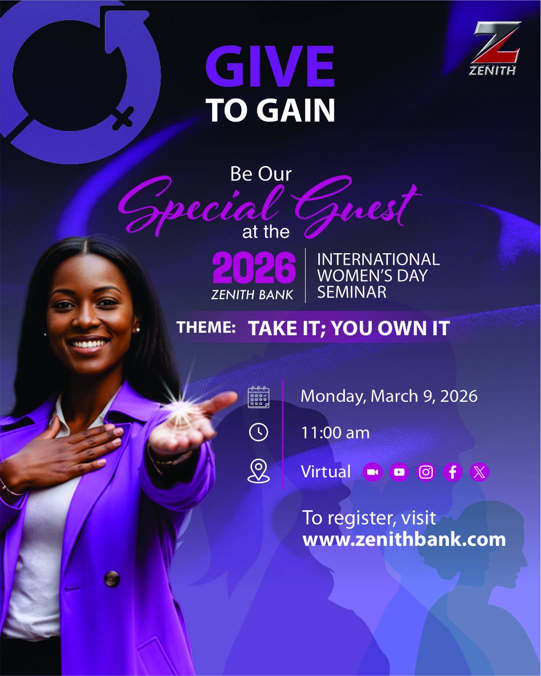 Zenith Bank Hosts 2026 International Women’s Day Seminar Themed “Take It, You Own It,” In Alignment...
