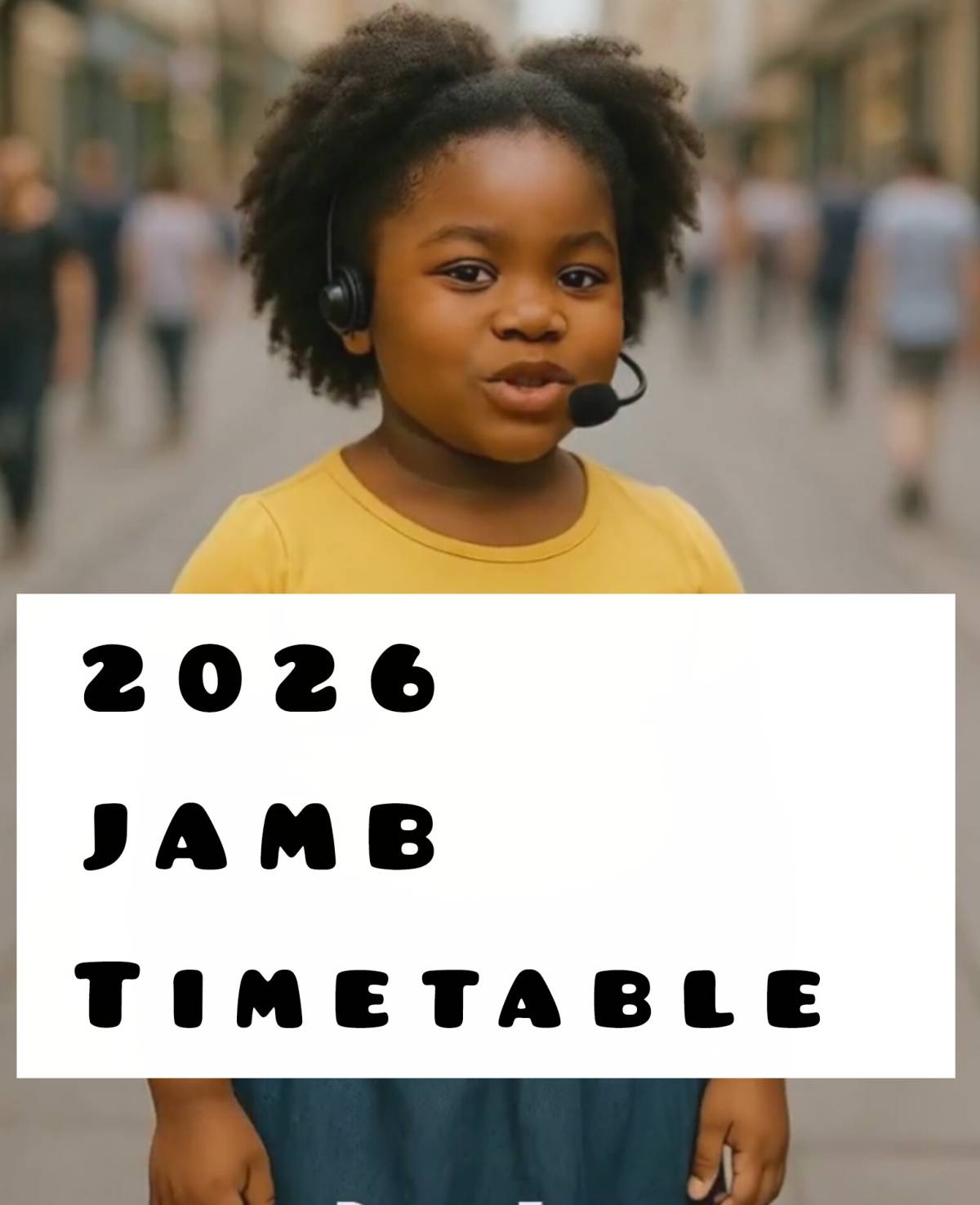 ๐ 2026 JAMB Timeline: Important Dates to Remember
Hereโs a clear breakdown of the key dates for th...