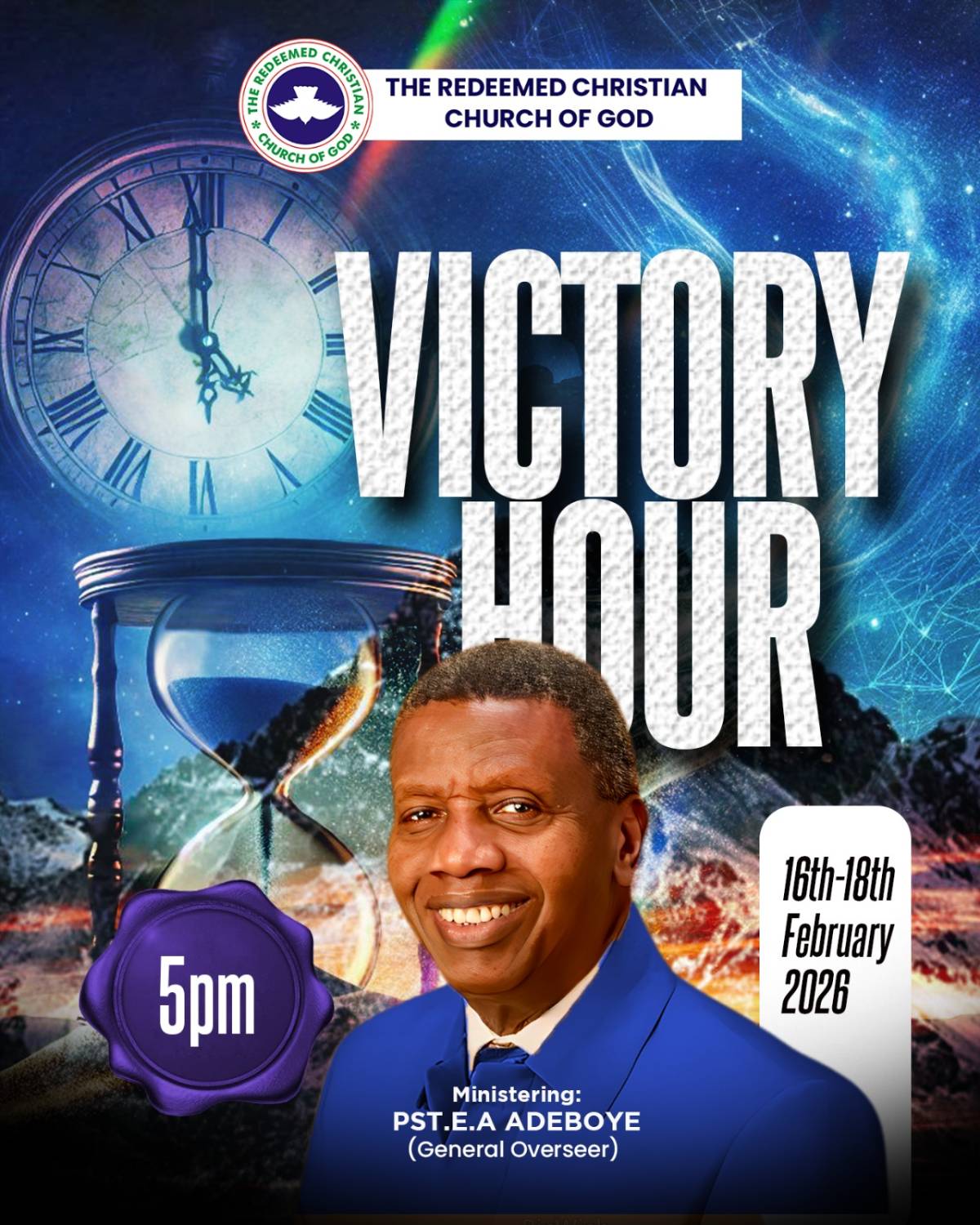 It starts today, don't miss it, God have something in store you.