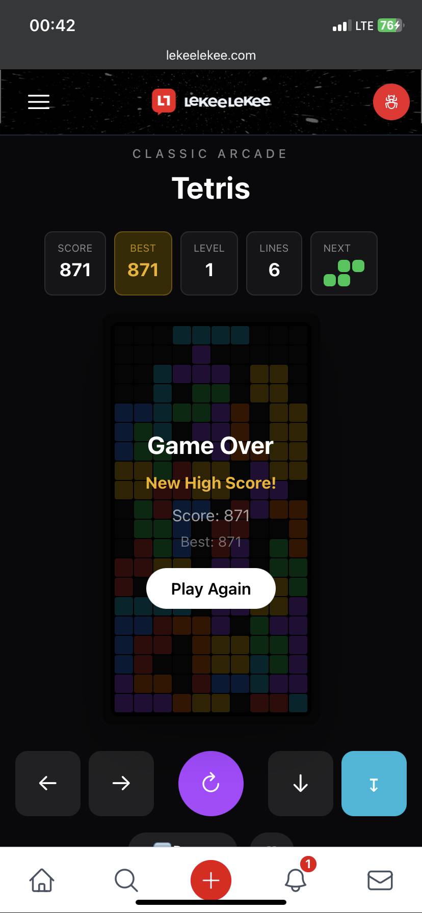 I enjoyed the game … 
#LekeeLekee