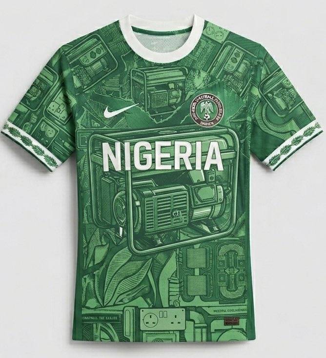 Ghanians Mock Nigerians with an AI generated "Power the Nation" Super Eagles Nike Kit for 2026 World...