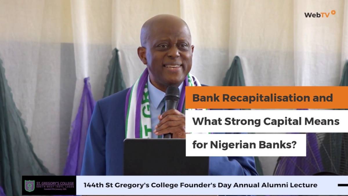 “The Bank Recapitalisation initiative is much more than a regulatory adjustment, it is a strategic r...