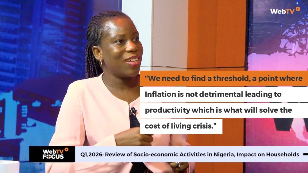 This edition of WebTV Focus, anchored by Gabriel Jude, features Faith A. Iyoha, PhD, Senior Economis...