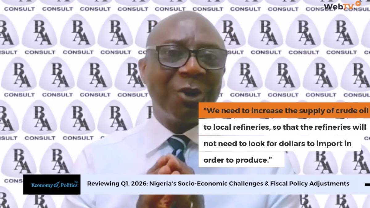 This edition of the Economy and Politics conversation, anchored by Ottoabasi Abasiekong, features Pr...