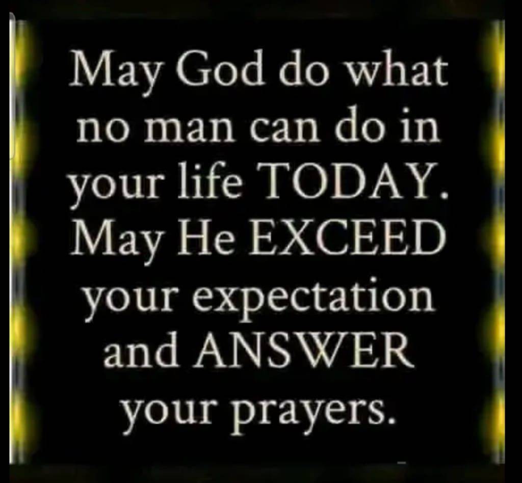 So shall it be in Jesus name
