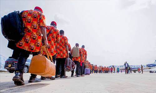 The other day, it was in Ebonyi.
Today it's in Enugu.
Meanwhile, in Rivers State, it's only Wike's C...