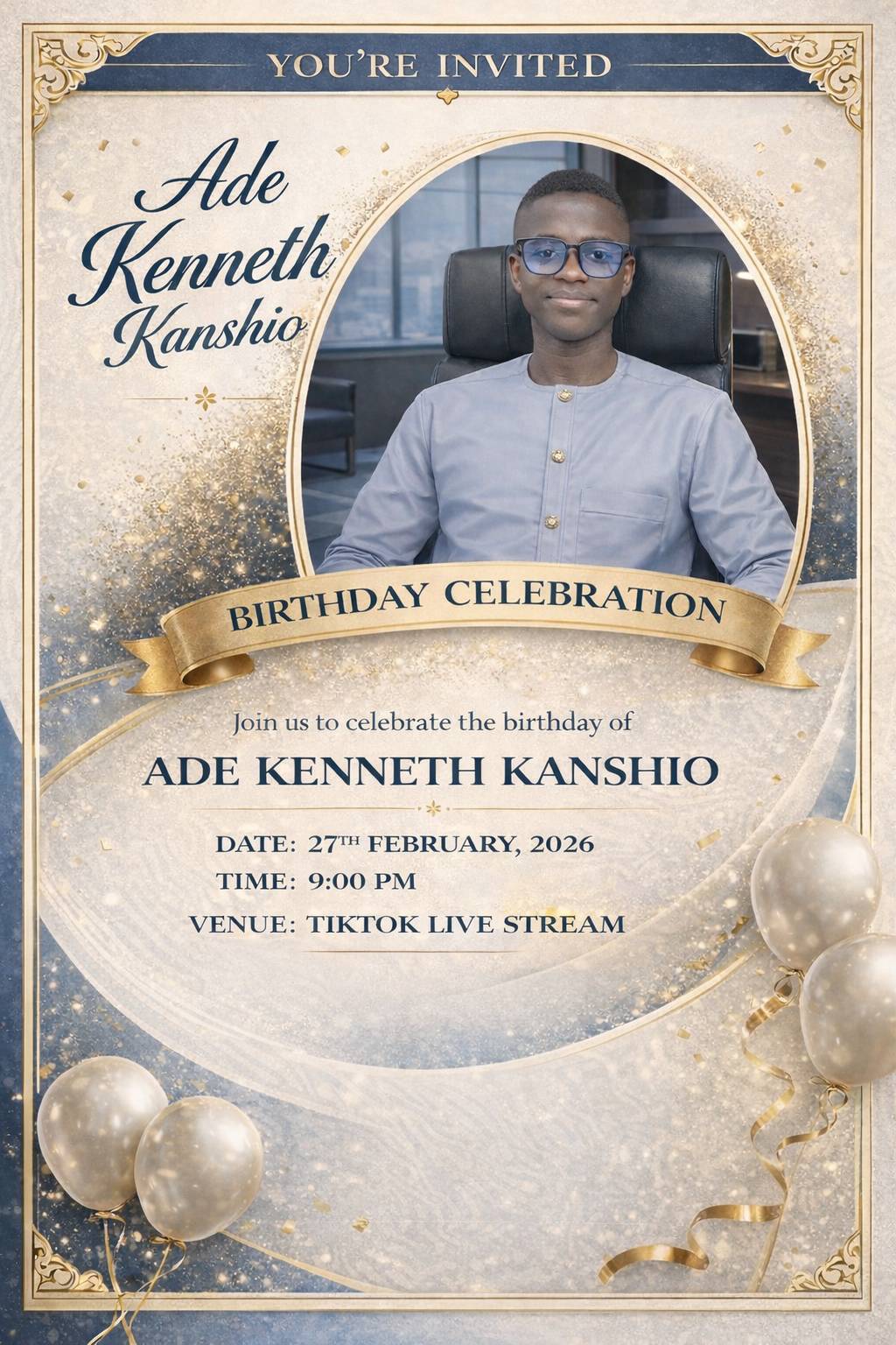 Celebrate with me on Friday.