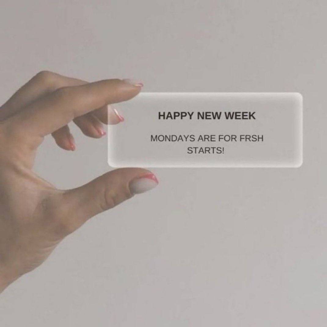 Happy New Week