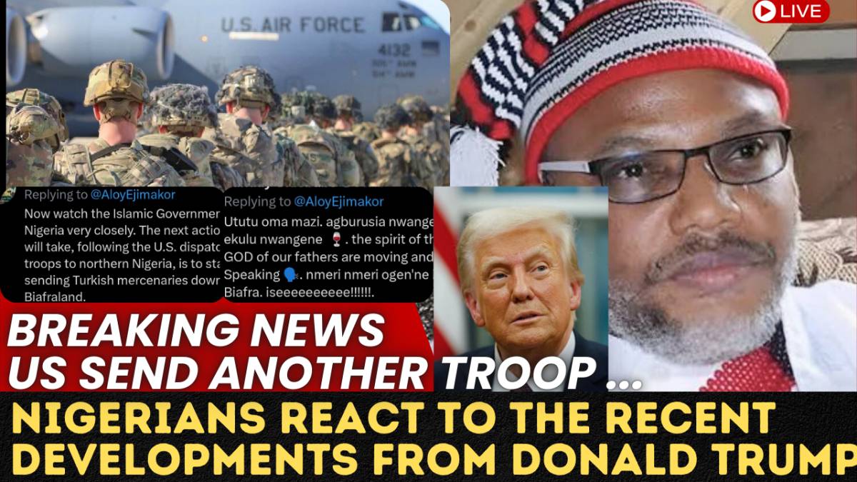 What do you guys think? Will president Donald Trump be able to save Nigerians?