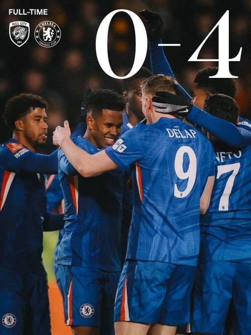 We're through to the next round! ๐
#CFC | #Chelsea | #EmiratesFACup
๐ฒ @CFC_ChelseaFC