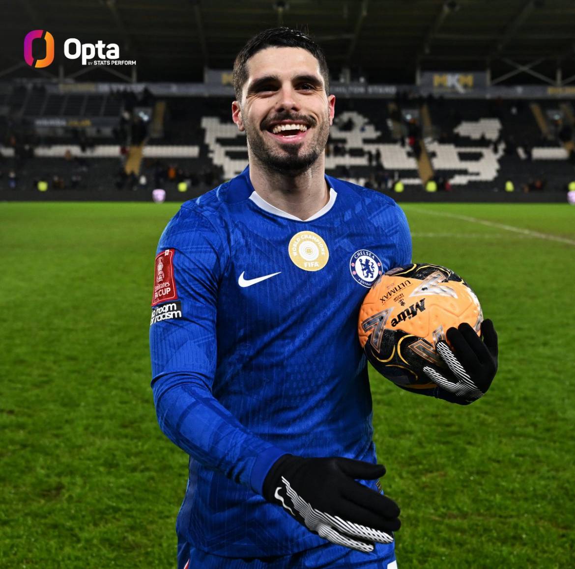 ๐ Pedro Neto's hat-trick tonight was the first by a Chelsea player on a Friday since George Hilsdon...