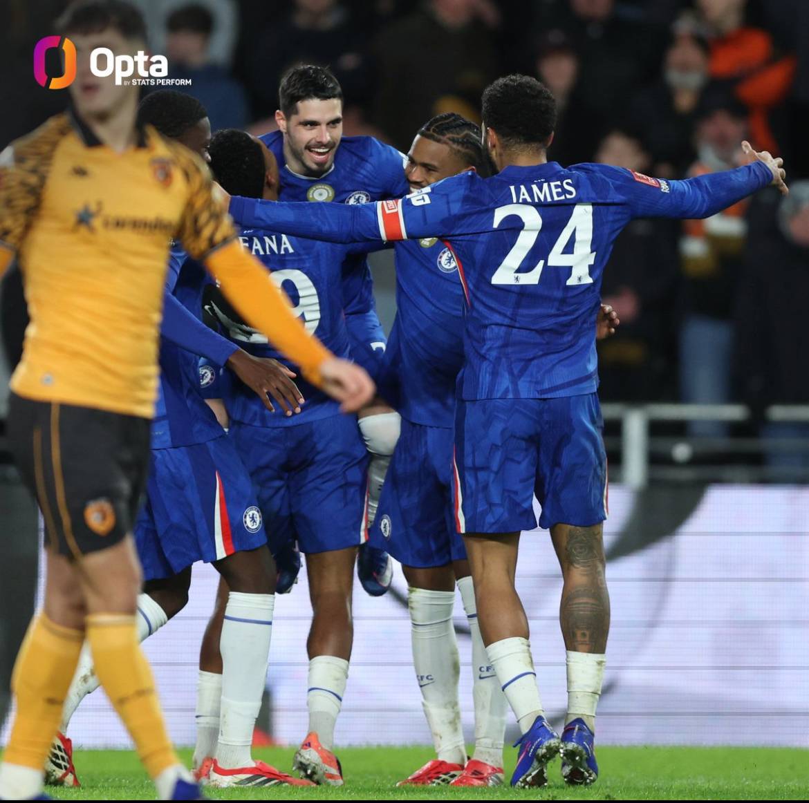 ๐ Chelsea have won all nine of their FA Cup ties against Hull City โ a new record for the most ties...