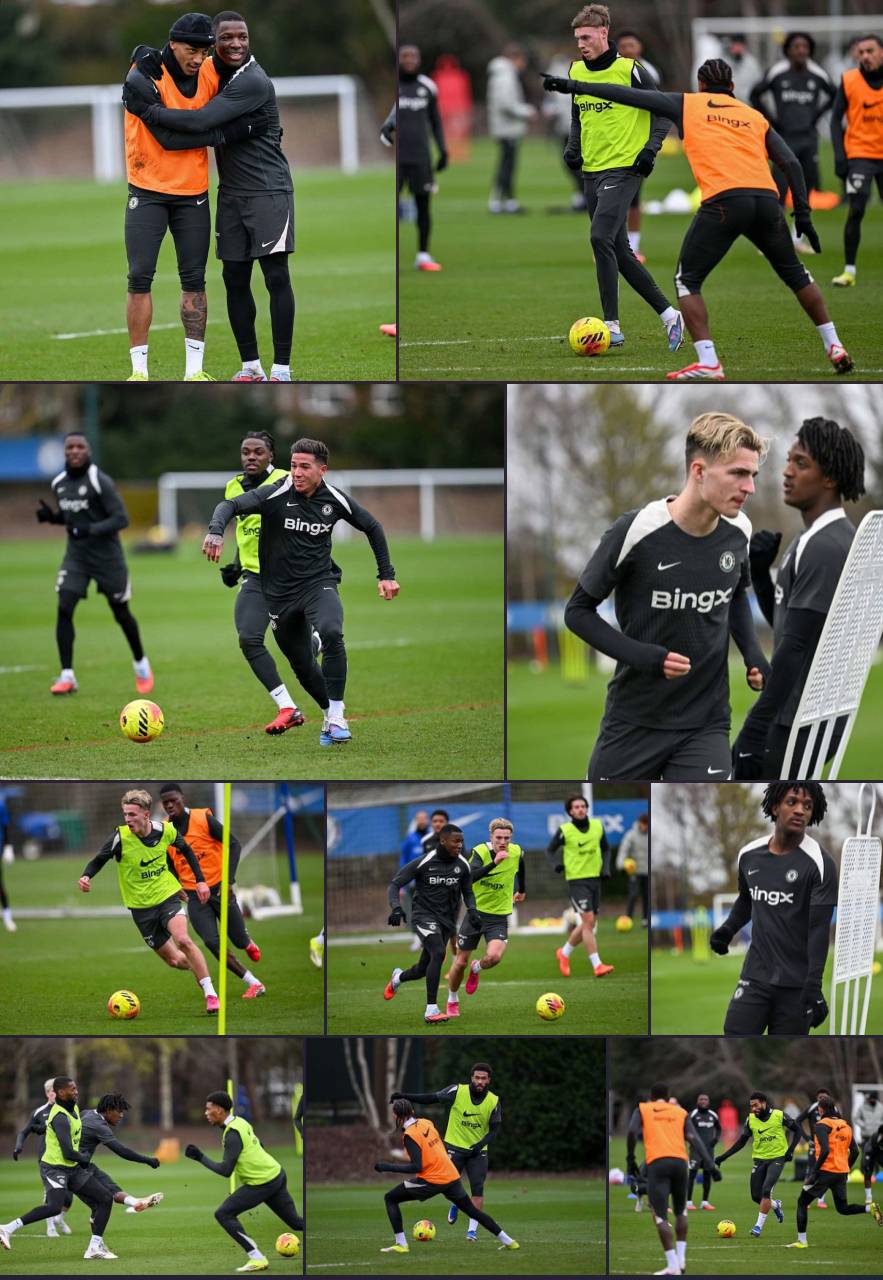 ๐ธ Today's training session ahead of Burnley clash! ๐ช๐ต (1/2)
#CFC | #Chelsea | #CHEBUR
๐ฒ @CFC_C...