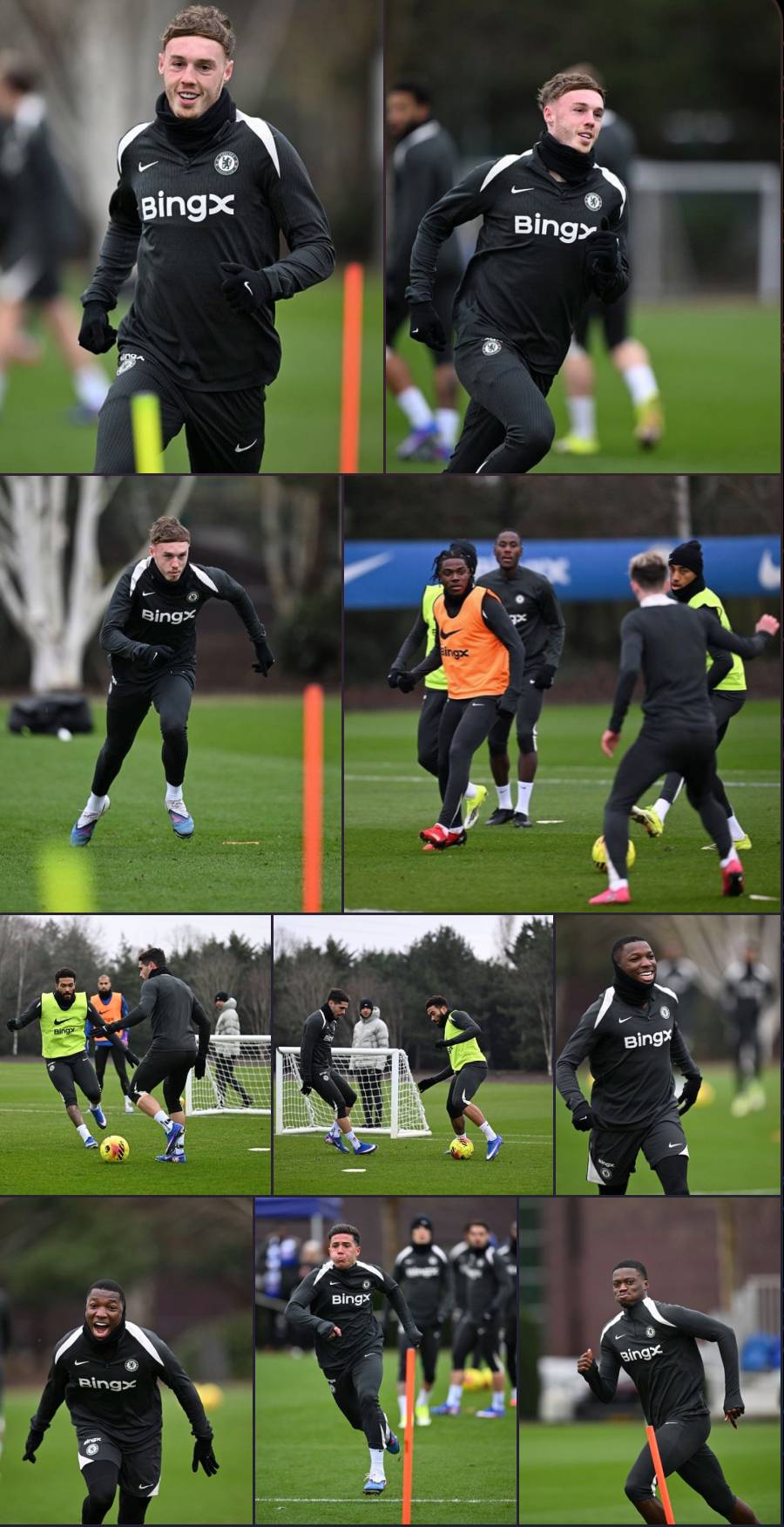 ๐ธ Today's training session ahead of Burnley clash! ๐ช๐ต (1/3)
#CFC | #Chelsea | #CHEBUR
๐ฒ CFC_Ch...
