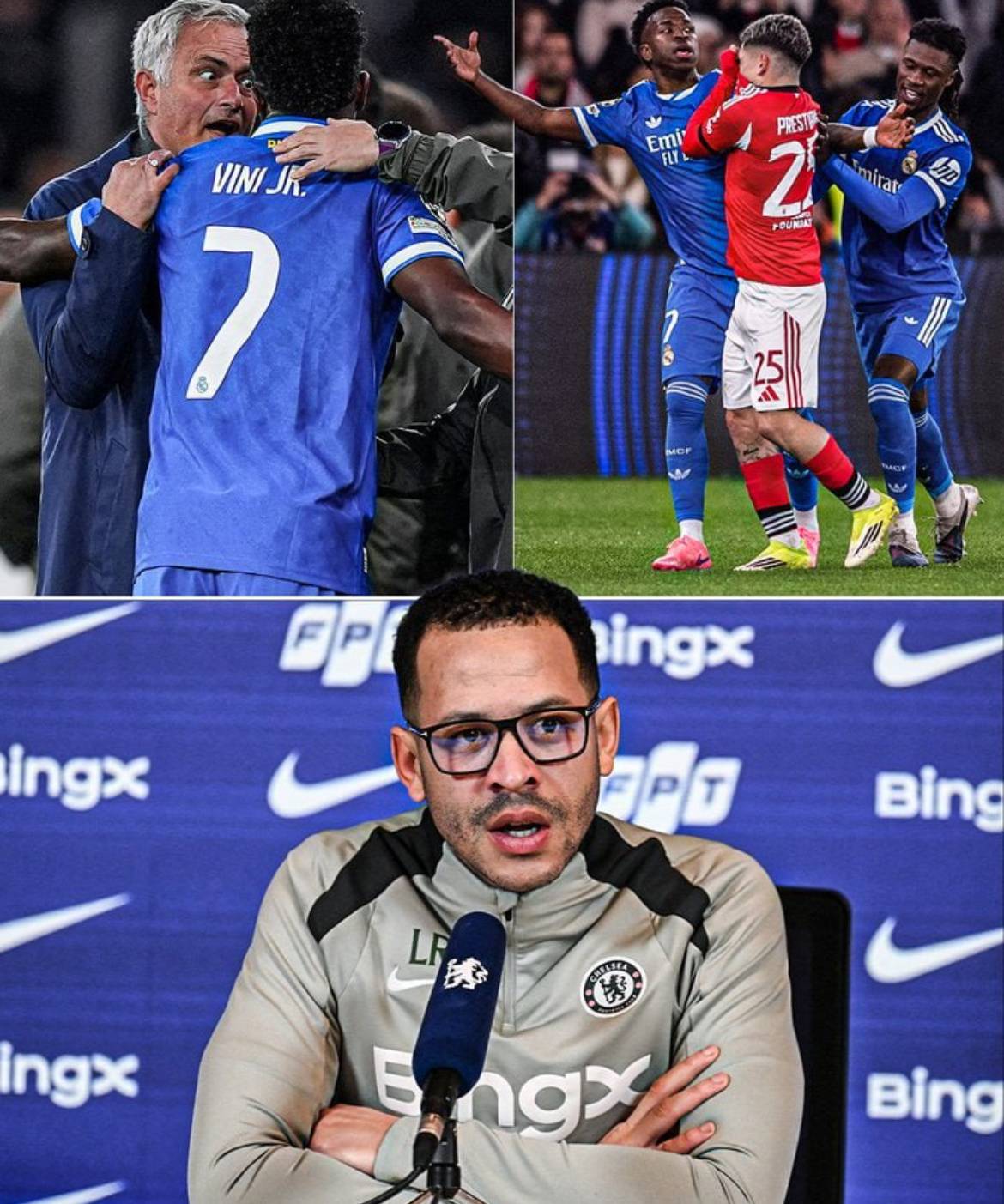 🗣Liam Rosenior says he would lead his Chelsea team off the pitch if any of his players were subjecte...