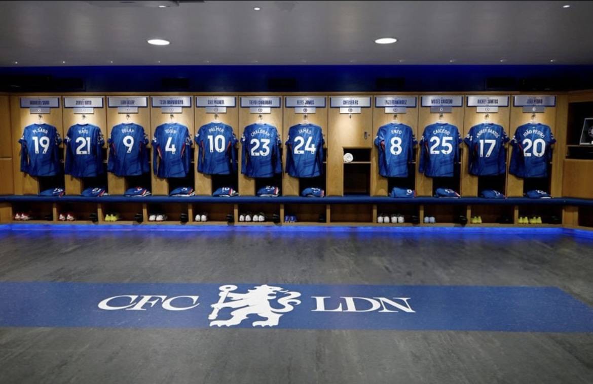 Home dressing room! ๐ต๐ต๐ต
#CFC | #Chelsea
๐ฒ @CFC_ChelseaFC
