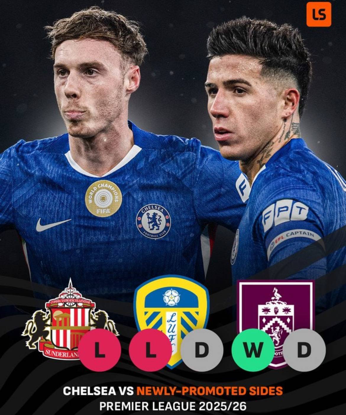 Chelsea have struggled against the promoted sides this season! ๐ณ
#CFC | #Chelsea | #CHEBUR
๐ฒ @CF...