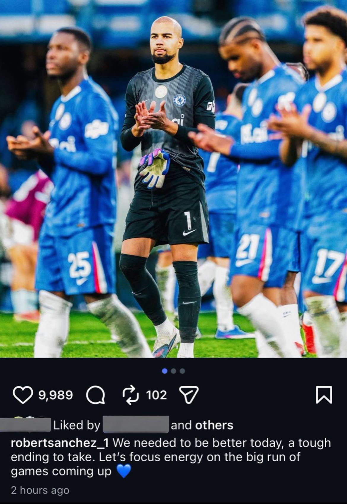 Rob Sanchez. The only player to take some sort of accountability.
#CFC | #Chelsea | #CHEBUR
๐ฒ @CF...