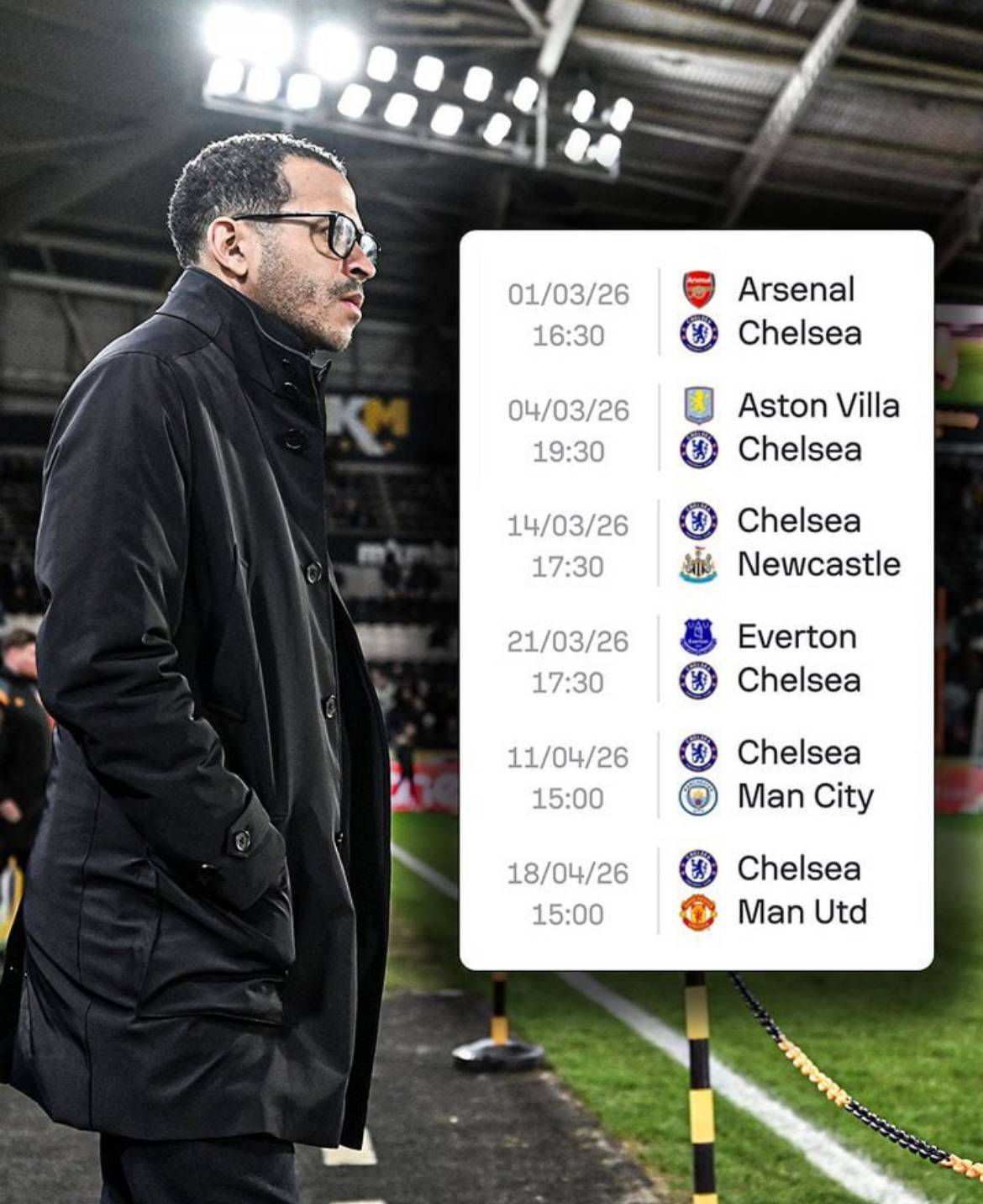 How many points out of 18 do you think we can secure from these 6 games❓
#CFC | #Chelsea
📲 @CFC_...