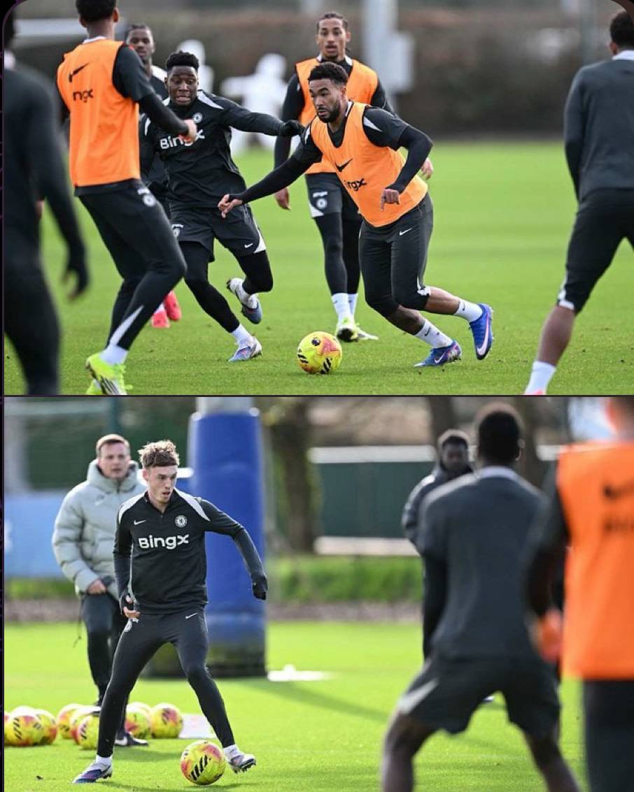 🚨 Arsenal preparation. Dario Essugo is now back in training.

#CFC | #Chelsea

📲 @CFC_ChelseaFC