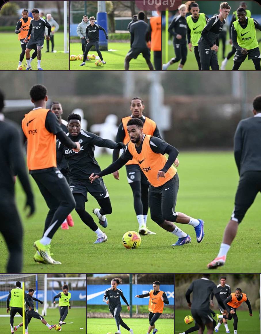 ๐ธ Today's training session ahead of Arsenal clash! ๐ช๐ต (1/2)
#CFC | #Chelsea
๐ฒ @CFC_ChelseaFC