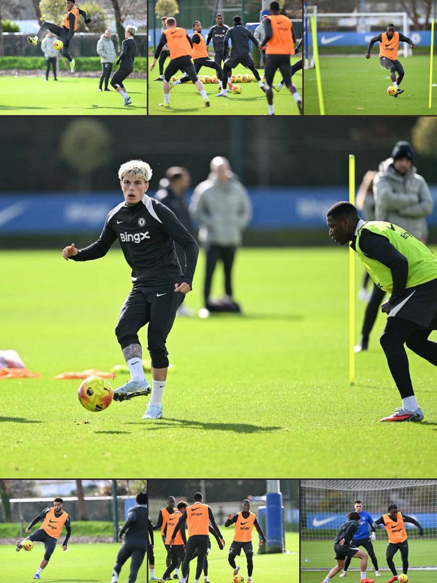 ๐ธ Today's training session ahead of Arsenal clash! ๐ช๐ต (1/3)
#CFC | #Chelsea
๐ฒ @CFC_ChelseaFC
