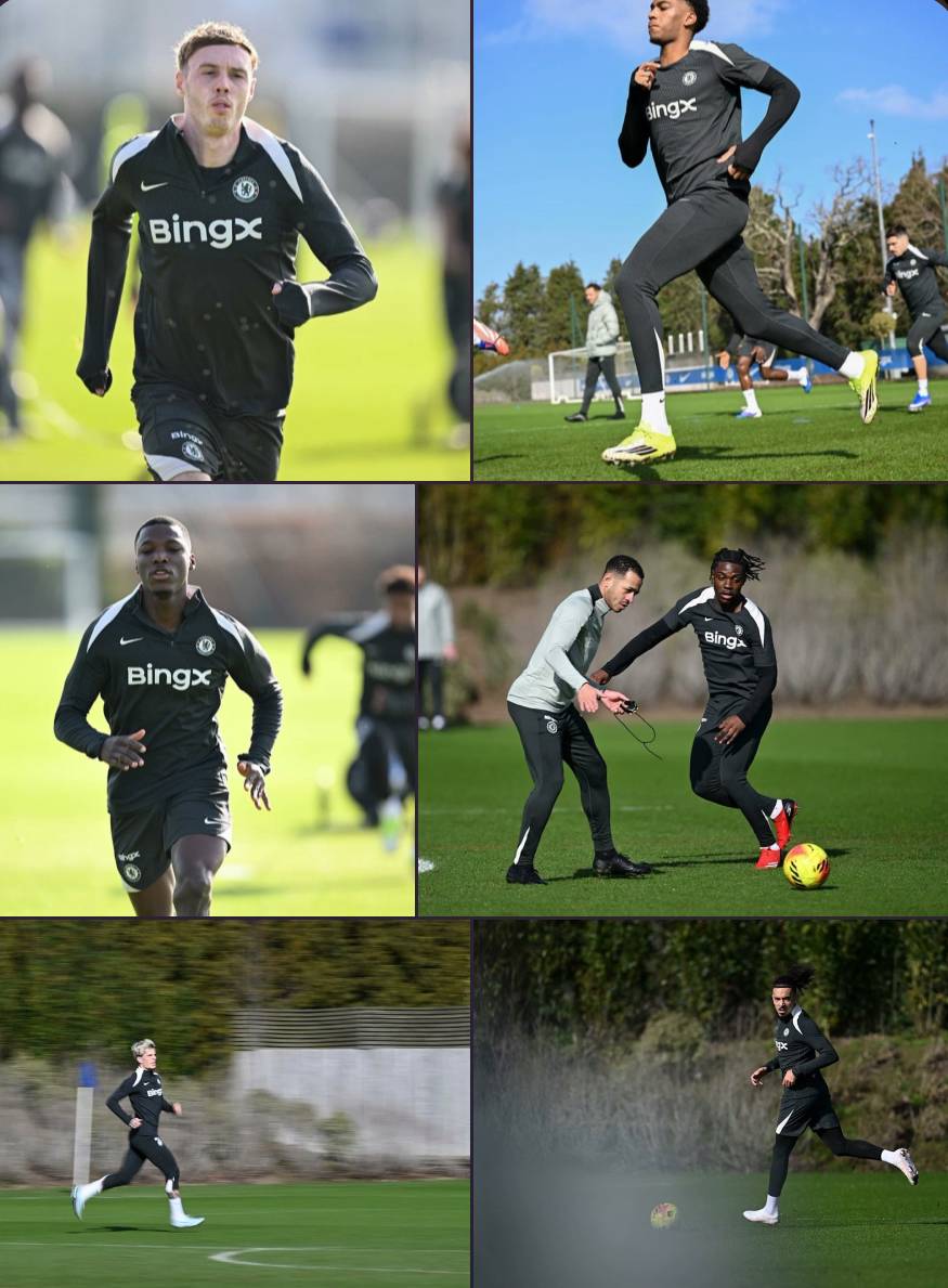 ๐ธ Today's training session ahead of Arsenal clash! ๐ช๐ต (1/2)
#CFC | #Chelsea
๐ฒ @CFC_ChelseaFC