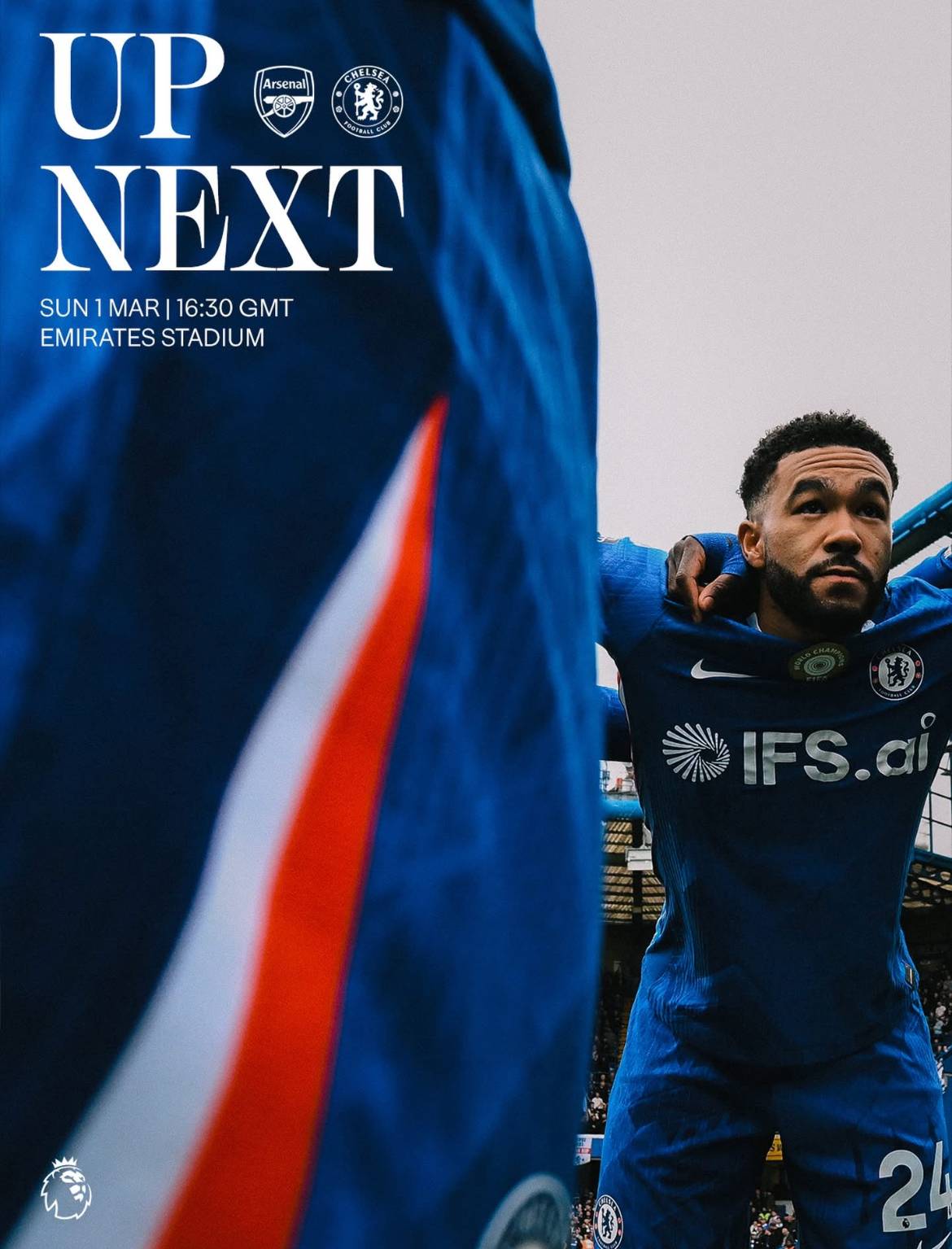 Arsenal (A) in the Premier League
#CFC | #Chelsea
๐ฒ CFC_ChelseaFC