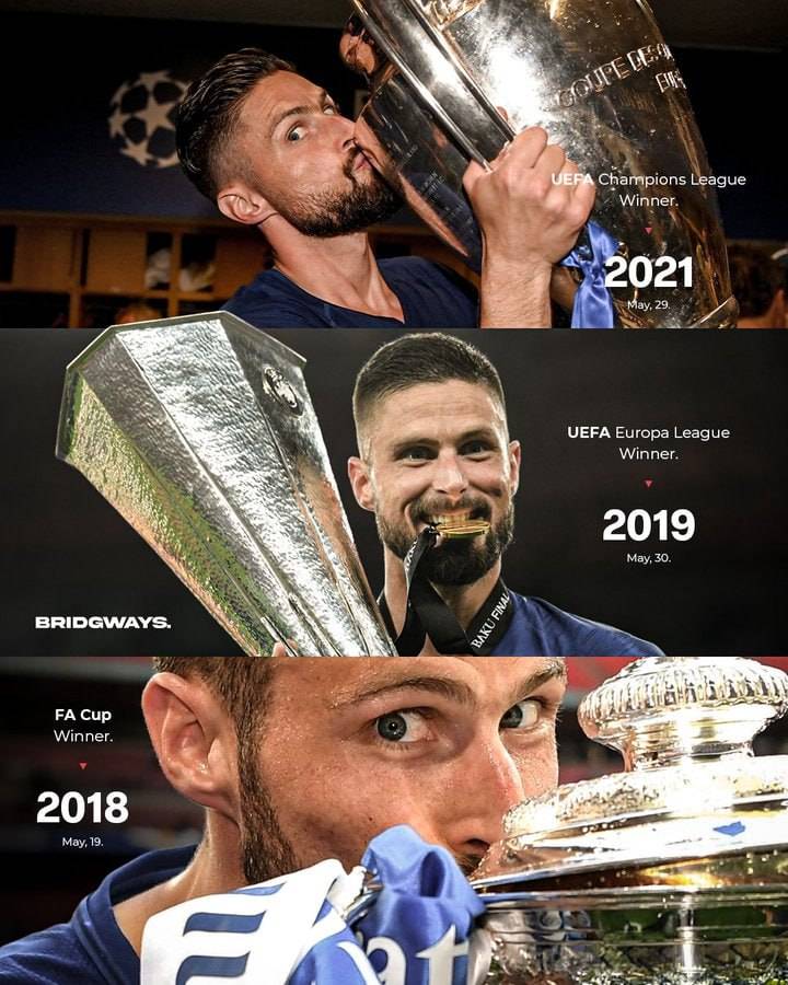 “In one word, Arsenal or Chelsea?”
🗣Olivier Giroud:
“Chelsea”
#CFC | #Chelsea
📲 @CFC_ChelseaFC