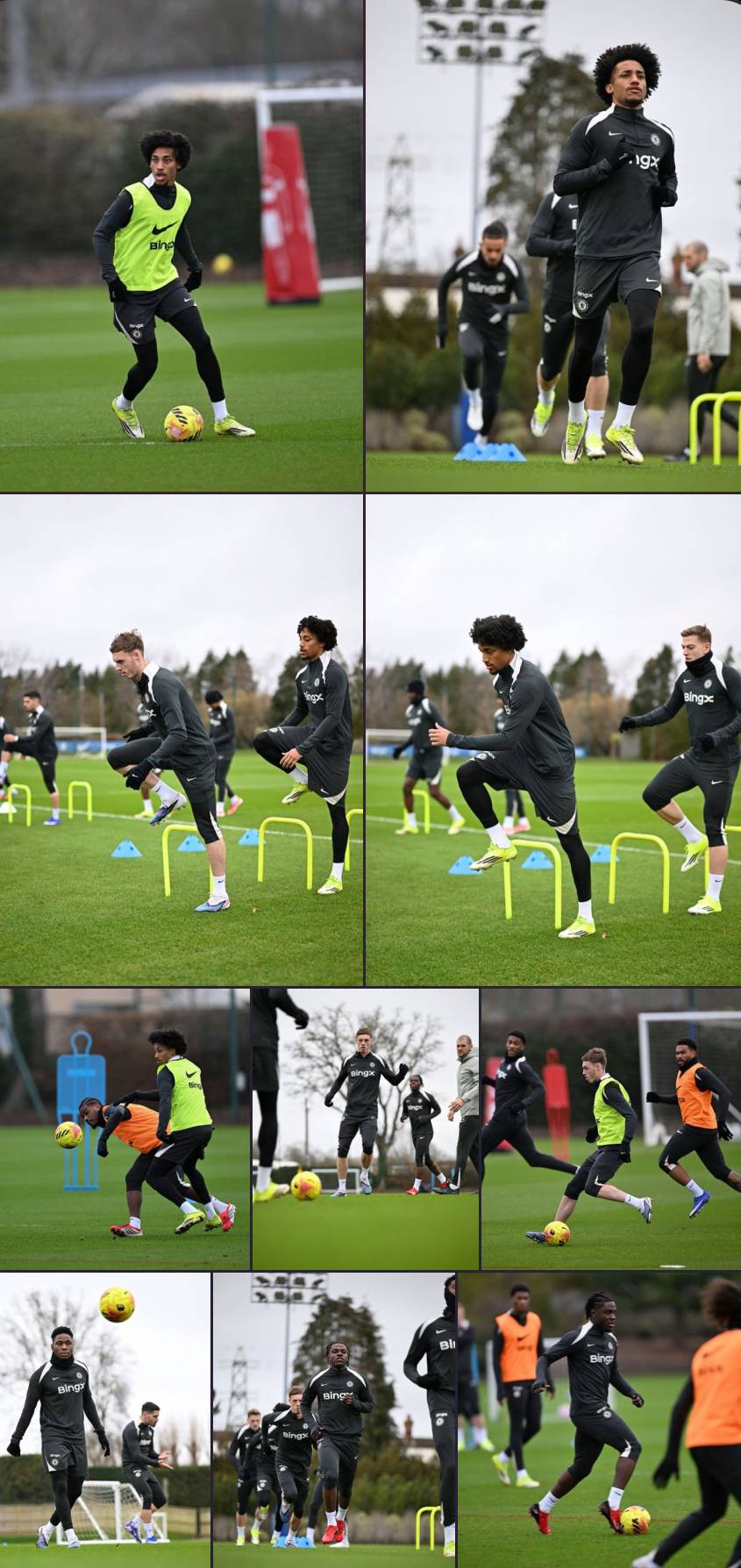 ๐ธ Today's training session ahead of Arsenal clash! ๐ช๐ต (1/4)
#CFC | #Chelsea
๐ฒ @CFC_ChelseaFC