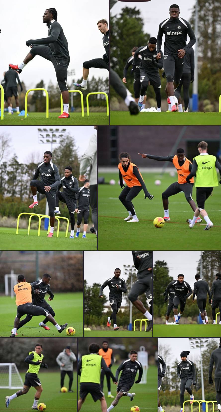๐ธ Today's training session ahead of Arsenal clash! ๐ช๐ต (2/4)
#CFC | #Chelsea
๐ฒ @CFC_ChelseaFC