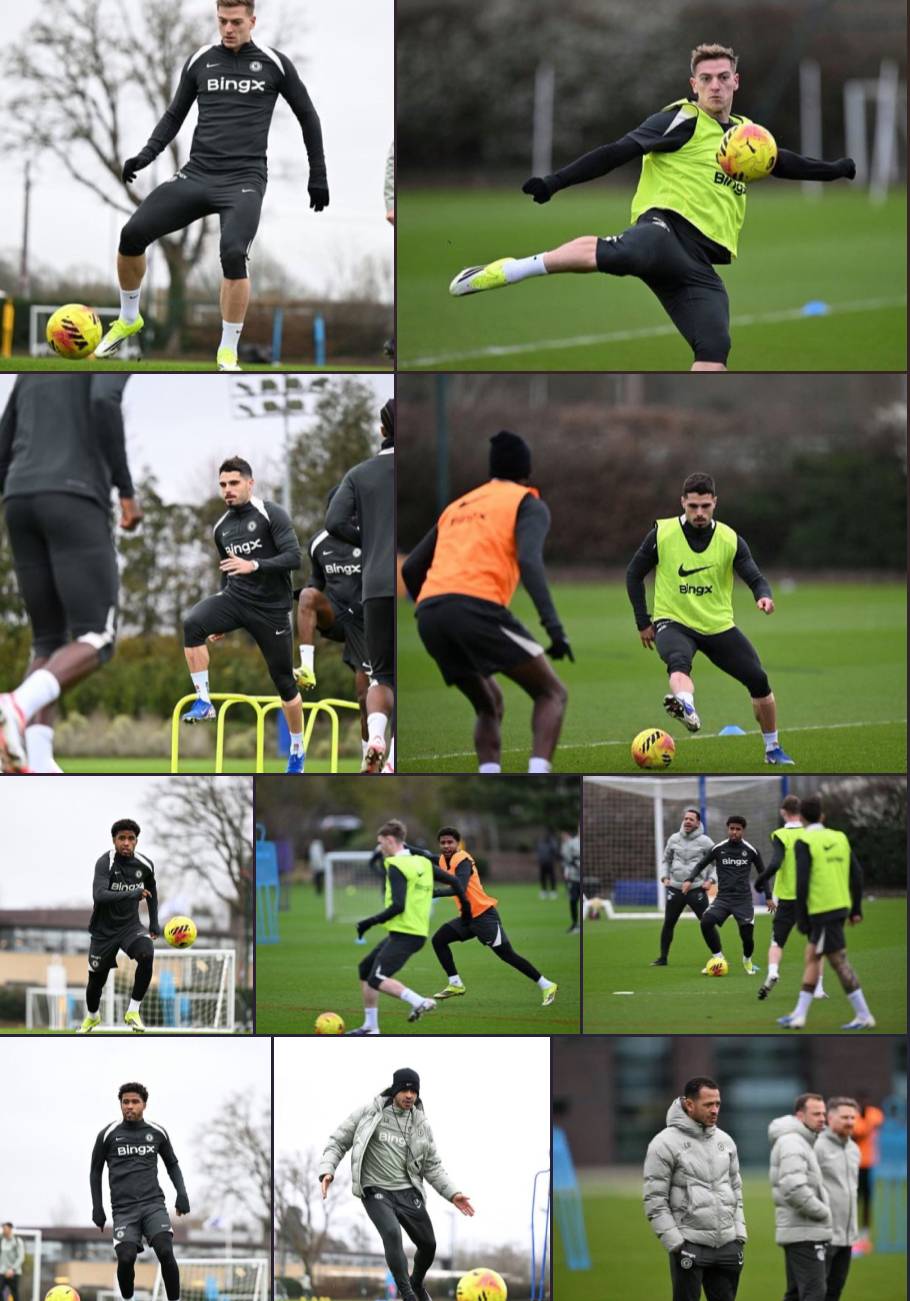 ๐ธ Today's training session ahead of Arsenal clash! ๐ช๐ต (3/4)
#CFC | #Chelsea
๐ฒ @CFC_ChelseaFC