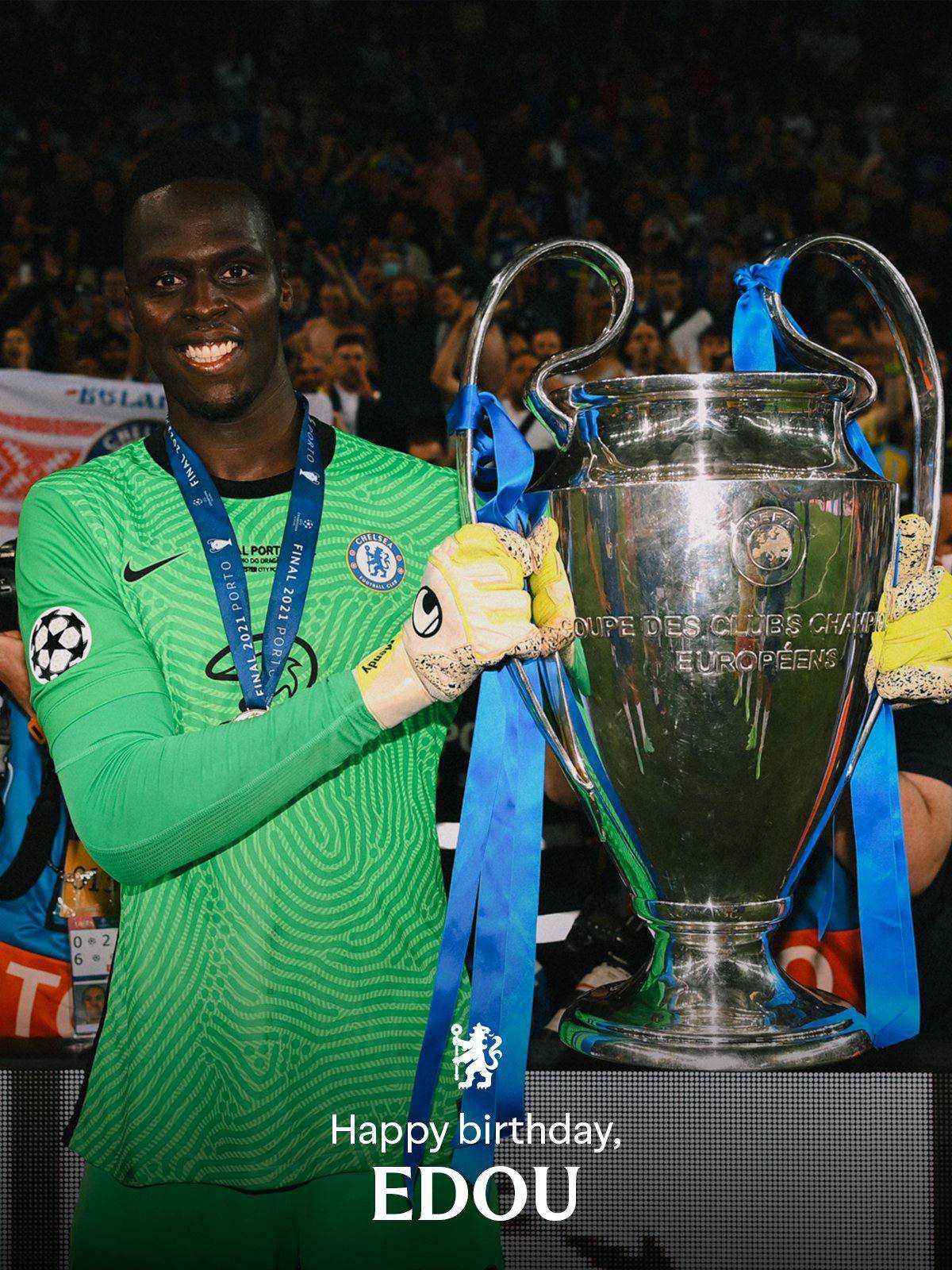Happy 34th birthday, Edouard Mendy! 💙

#CFC | #Chelsea 

📲 @CFC_ChelseaFC