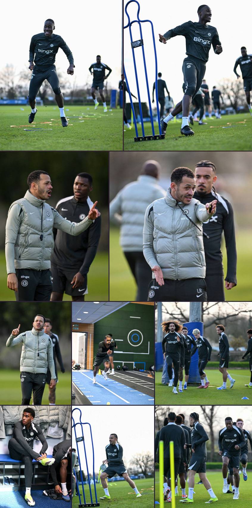 ๐ธ Today's training session ahead of Aston Villa clash! ๐ช๐ต (3/3)
#CFC | #Chelsea | #AVLCHE
๐ฒ @...