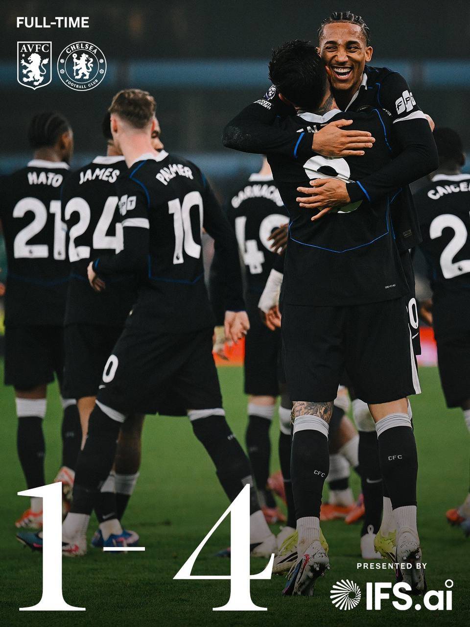 A HUGE WIN! ๐
#CFC | #Chelsea | #AVLCHE
๐ฒ @CFC_ChelseaFC