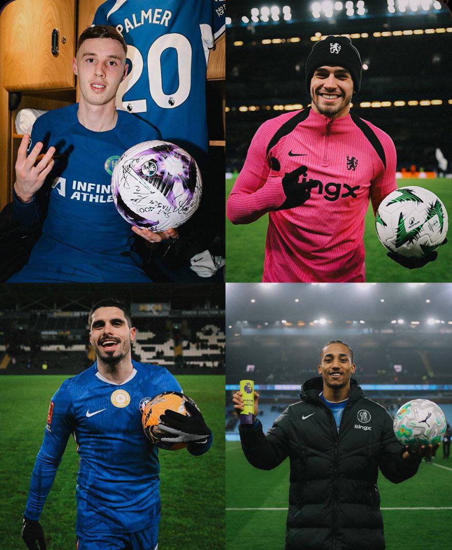 The four Blues in our squad with Chelsea hat-tricks to their name. ๐
#CFC | #Chelsea
๐ฒ @CFC_Chel...