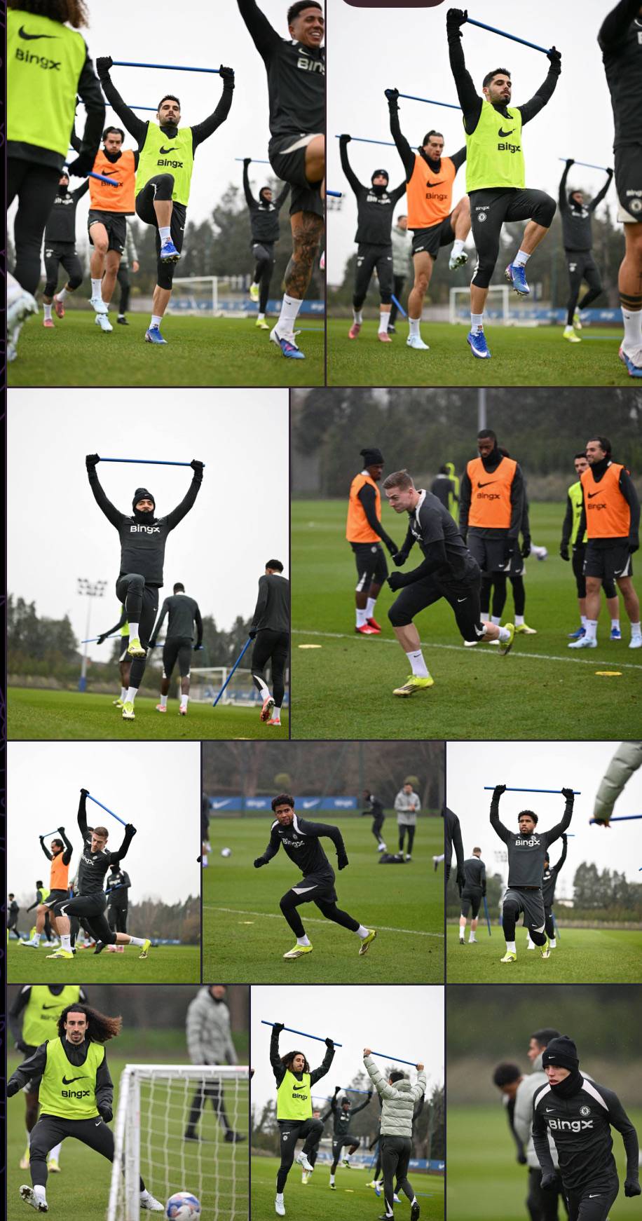 ๐ธ Today's training session ahead of Wrexham clash! ๐ช๐ต (2/3)
#CFC | #Chelsea | #EmiratesFACup...