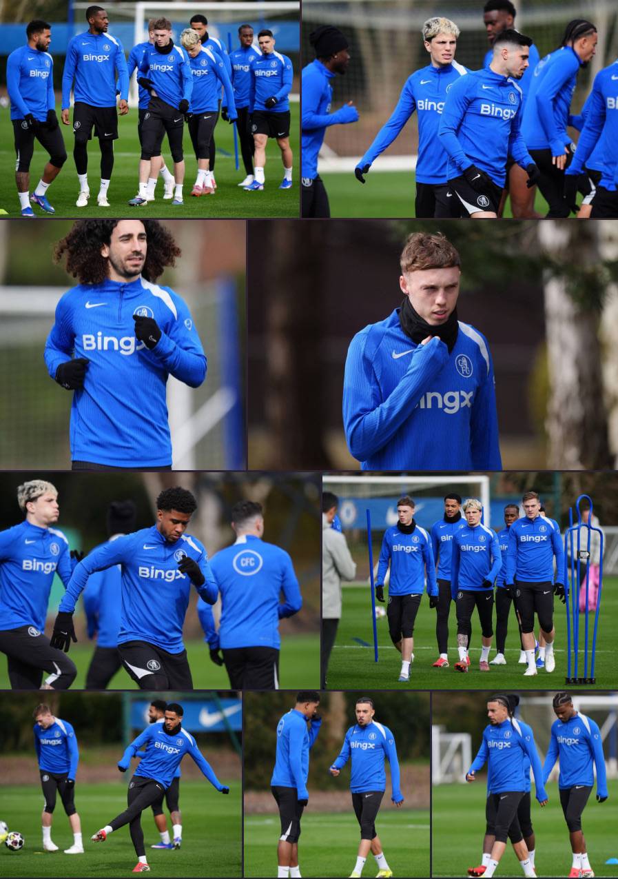 ๐ธ Today's training session ahead of PSG clash! ๐ช๐ต (3/3)
#CFC | #Chelsea | #UCL
๐ฒ @CFC_Chelsea...