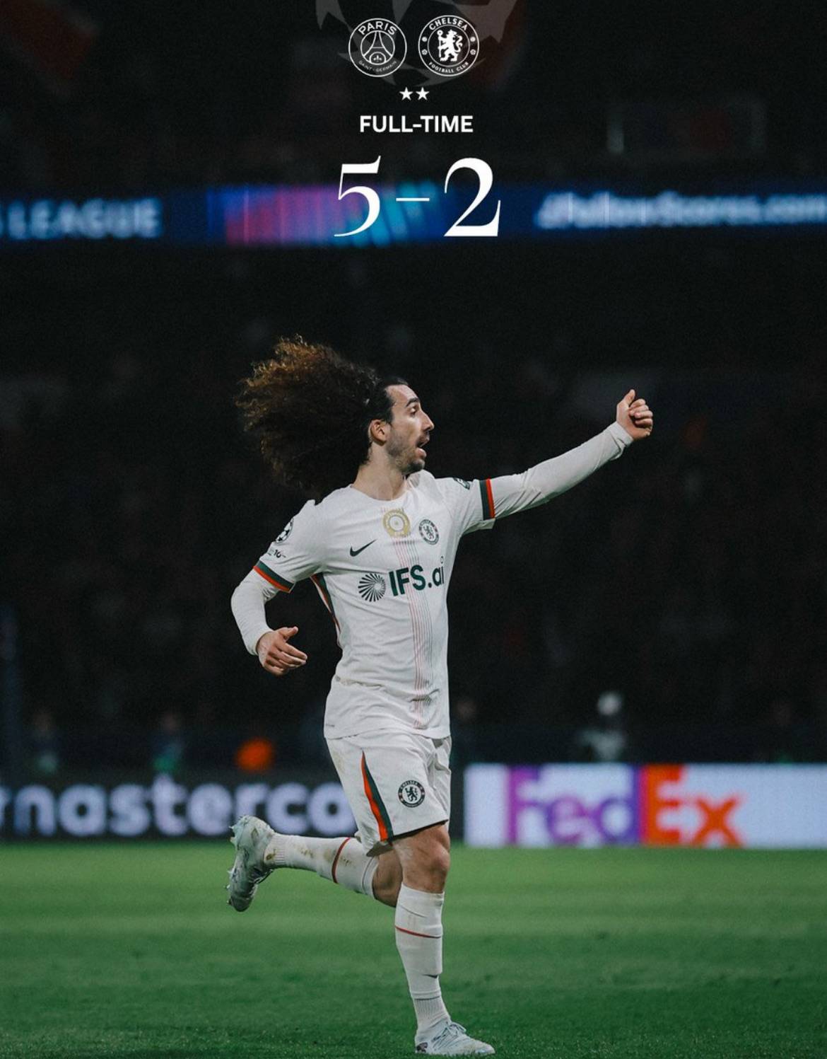 Defeat in Paris. 

#CFC | #Chelsea | #UCL 

📲 @CFC_ChelseaFC