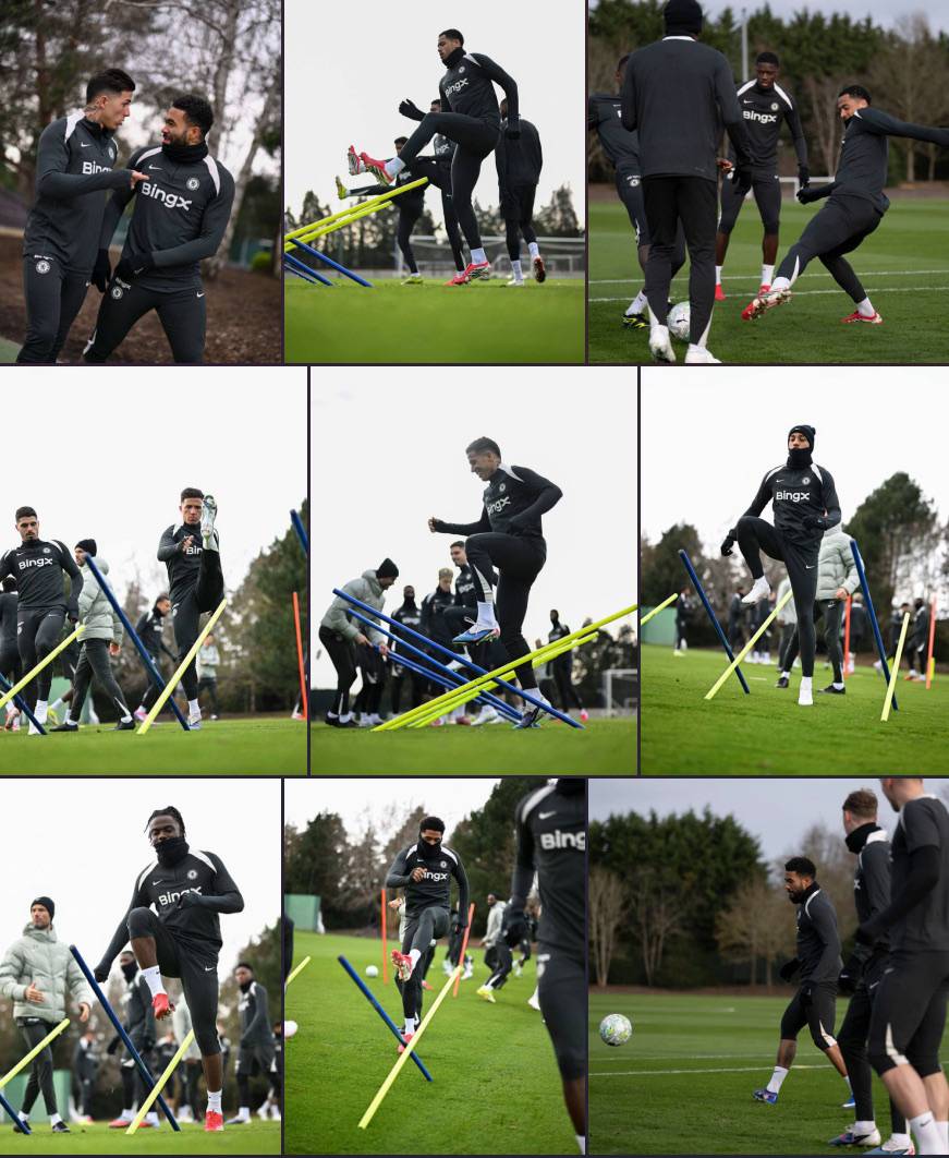 ๐ธ Today's training session ahead of Newcastle clash! ๐ช๐ต (1/3)
#CFC | #Chelsea | #CHENEW
๐ฒ CFC...
