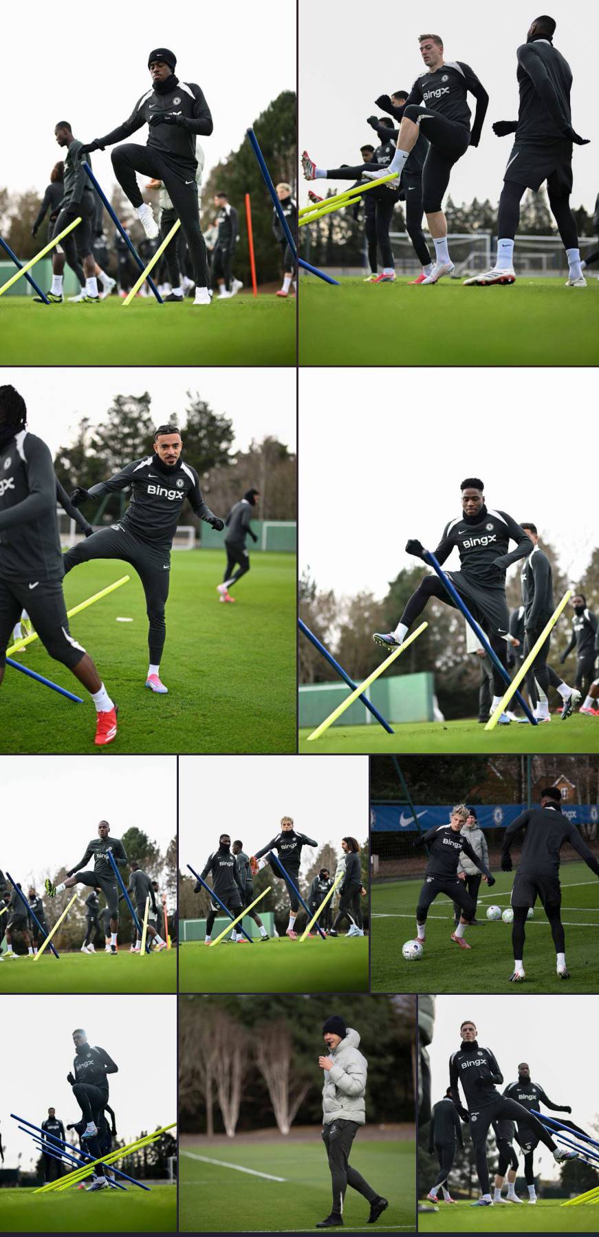 ๐ธ Today's training session ahead of Newcastle clash! ๐ช๐ต (2/3)
#CFC | #Chelsea | #CHENEW
๐ฒ CFC...
