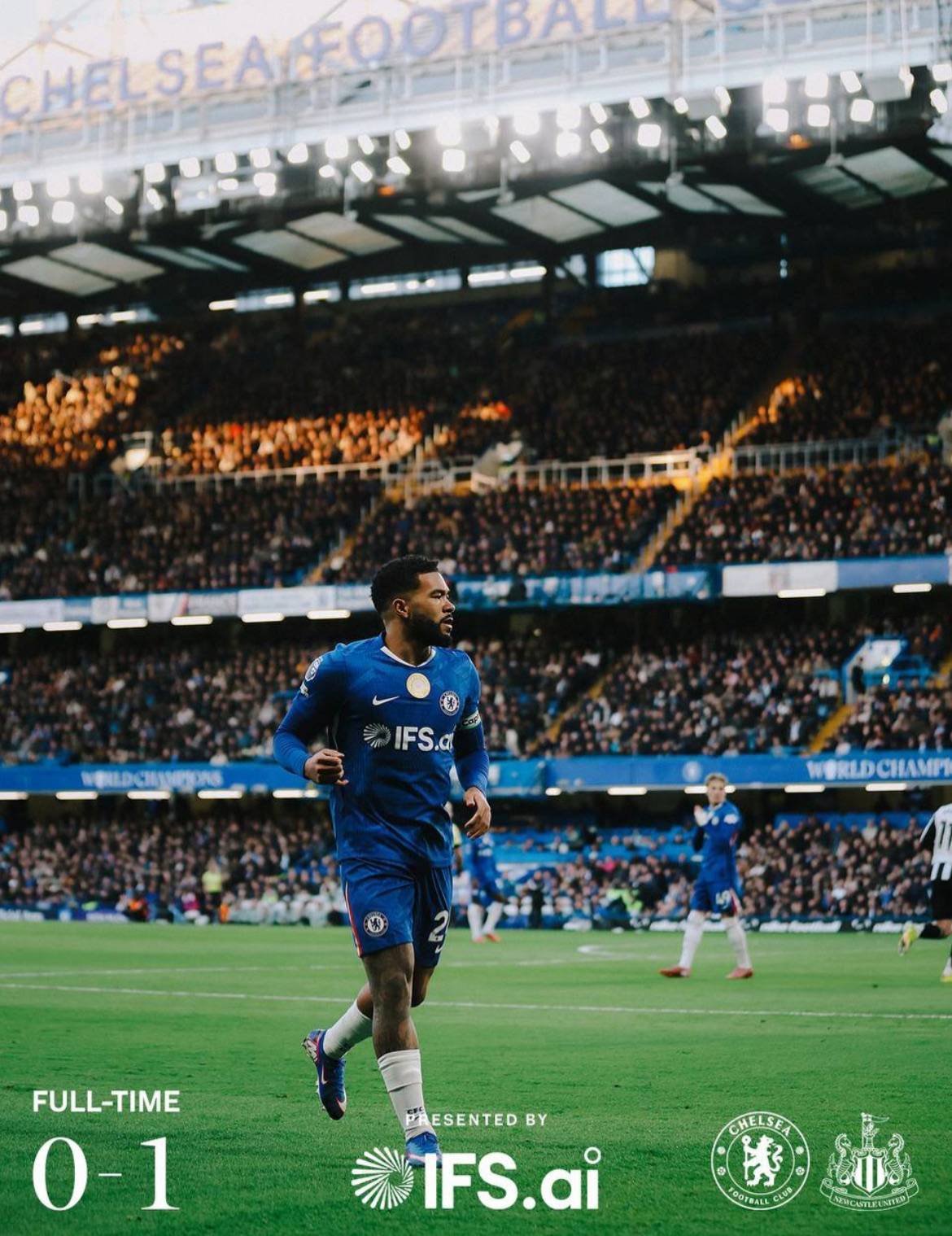 Defeat at home.

#CFC | #Chelsea | #CHENEW 

📲 CFC_ChelseaFC