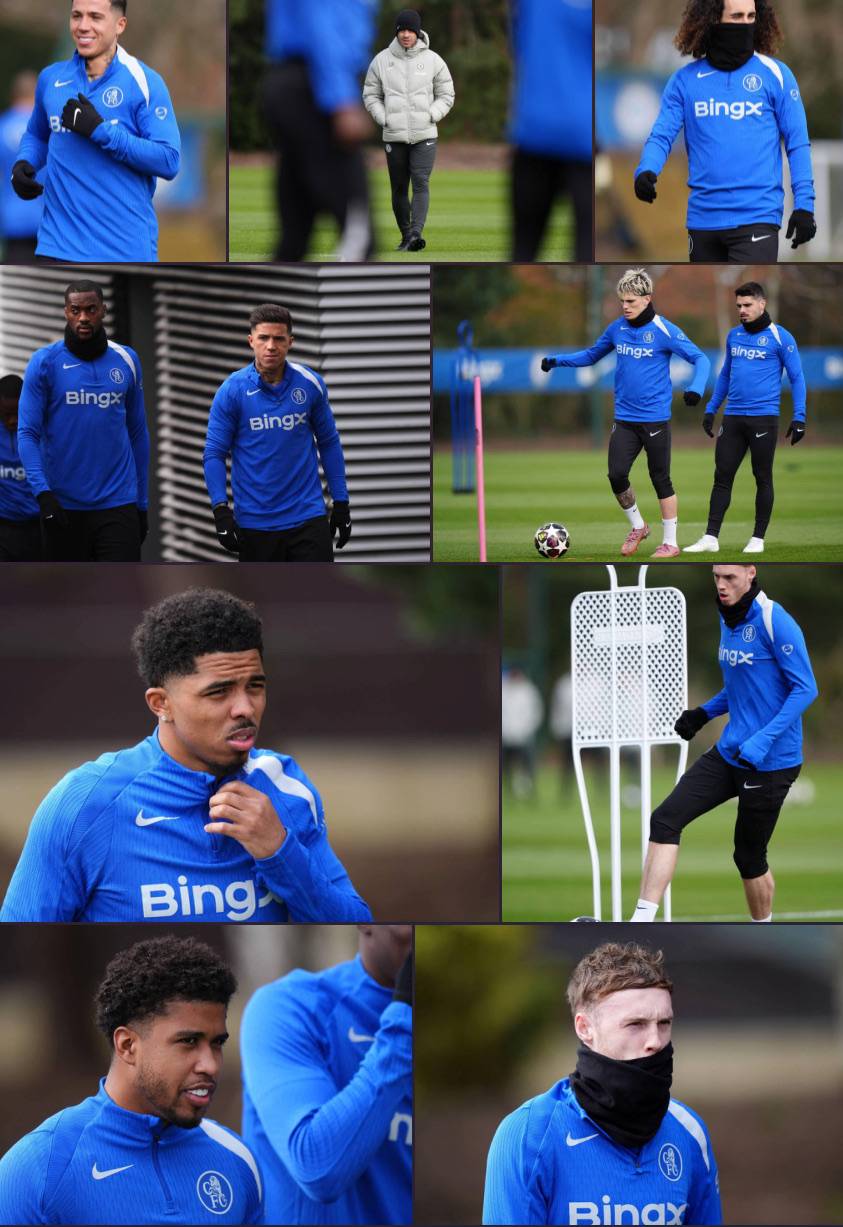 ๐ธ Today's training session ahead of PSG clash! ๐ช๐ต (3/3)
#CFC | #Chelsea | #UCL
๐ฒ @CFC_Chelsea...