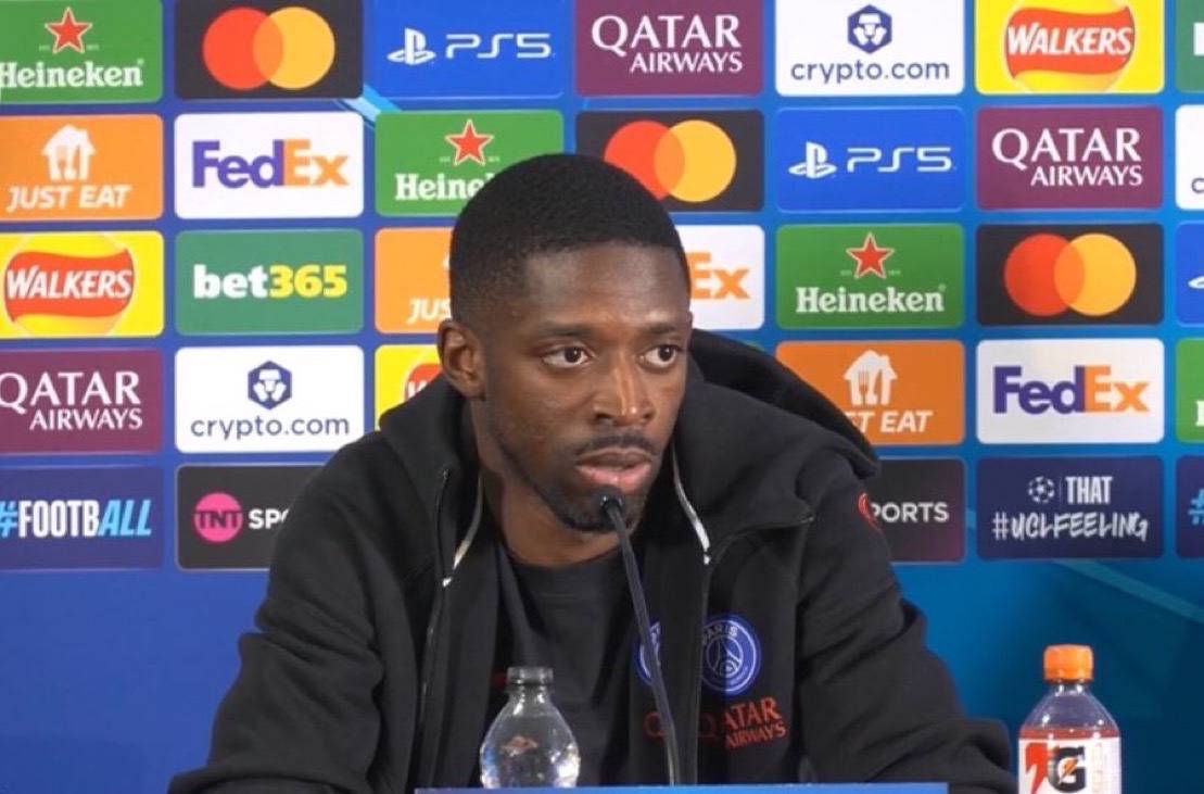 🗣️ Ousmane Dembélé:
"Chelsea is a very big club, we will have to be serious tomorrow."
#CFC | #Ch...