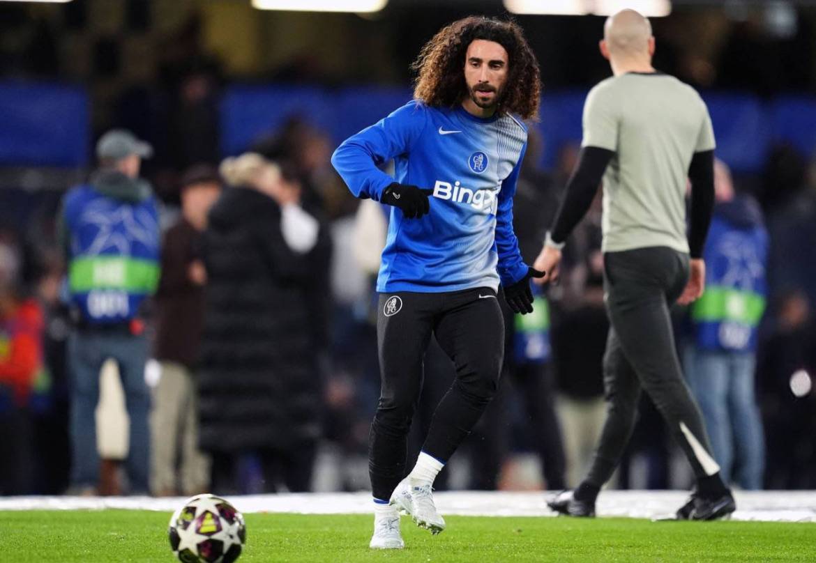 ๐จ Chelsea are playing with a back 3. The warm up shows wing backs of Cucurella and Pedro Neto.
๐...
